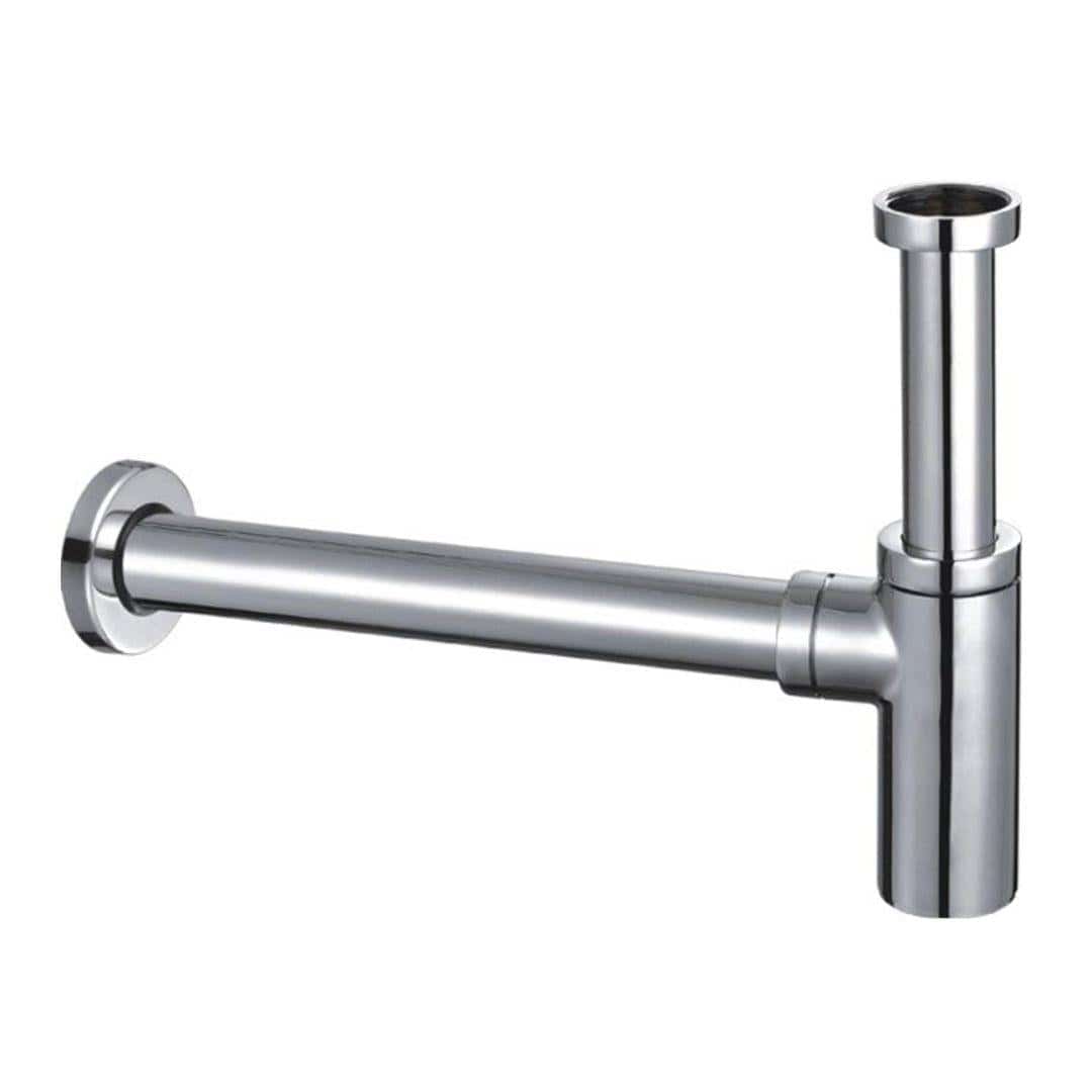 Aquarius Bottle Trap Chrome Aquarius FT Round Modern Basin Bottle Trap