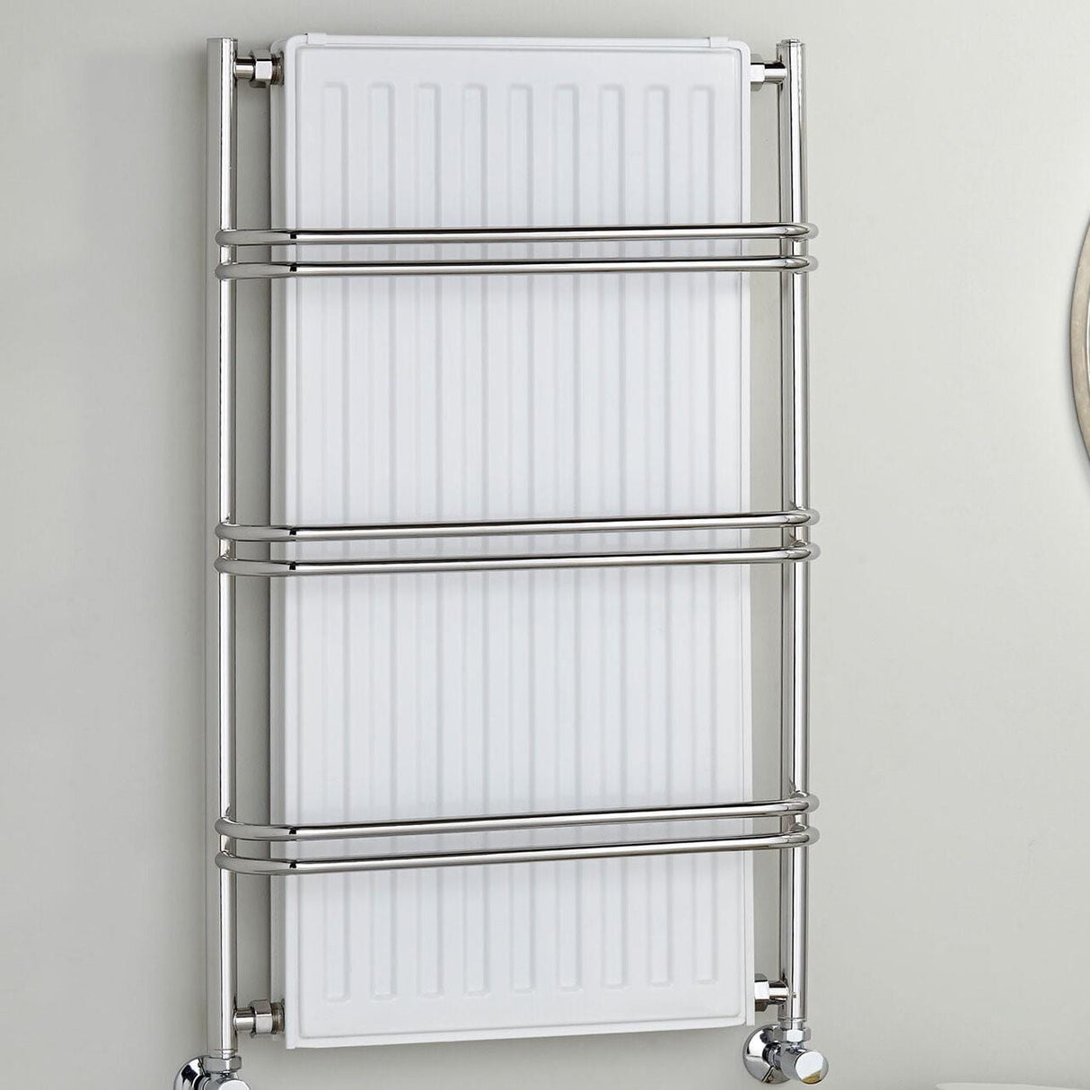 Vogue Designer Towel Radiator Vogue Nexus III Straight Designer Towel Radiator - 900 x 525mm - Chrome