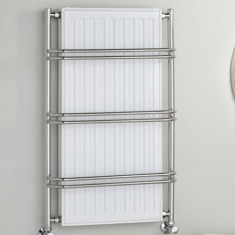 Vogue Designer Towel Radiator Vogue Nexus III Straight Designer Towel Radiator - 900 x 525mm - Chrome