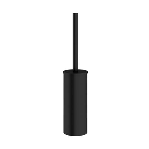 Crosswater Toilet Brush Holder Matt Black Crosswater MPRO Wall Mounted Toilet Brush Set