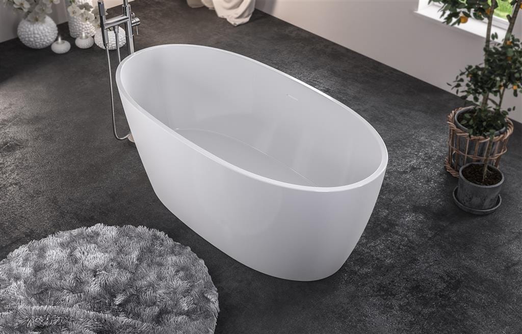 Eastbrook Modern Freestanding Bath Eastbrook Wandsworth Freestanding Bath - 1495 x 725mm