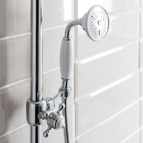 Crosswater Exposed Shower Set Crosswater Belgravia Thermostatic Shower Kit with Fixed Shower Head and Handset