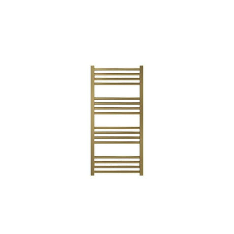 Crosswater Ladder Rail 900 x 430mm / Central Heating Crosswater MPRO Designer Vertical Towel Radiator in Brushed Brass
