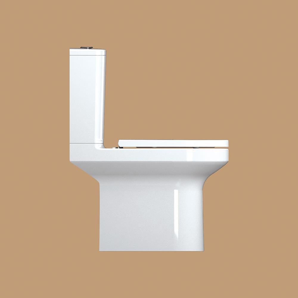 Imex Close Coupled Toilet Imex Alma Close Coupled Rimless Toilet with Soft Close Seat