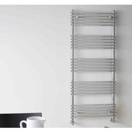 Vogue Designer Towel Radiator 1508 x 500 / Central Heating Vogue Tune Straight Designer Towel Radiator in Chrome