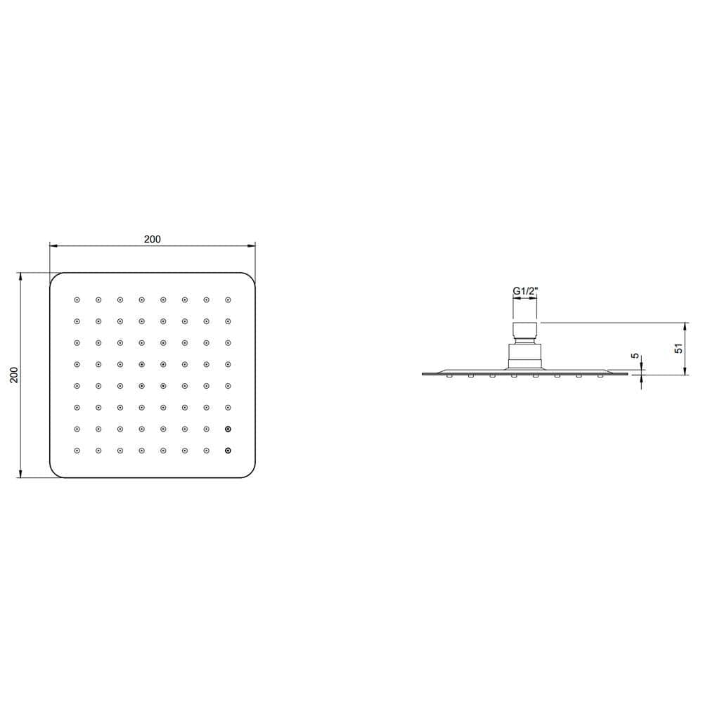 UK Bathroom Store Concealed Shower Set Villeroy & Boch Concealed Complete Shower Set with Shower Head and Handset