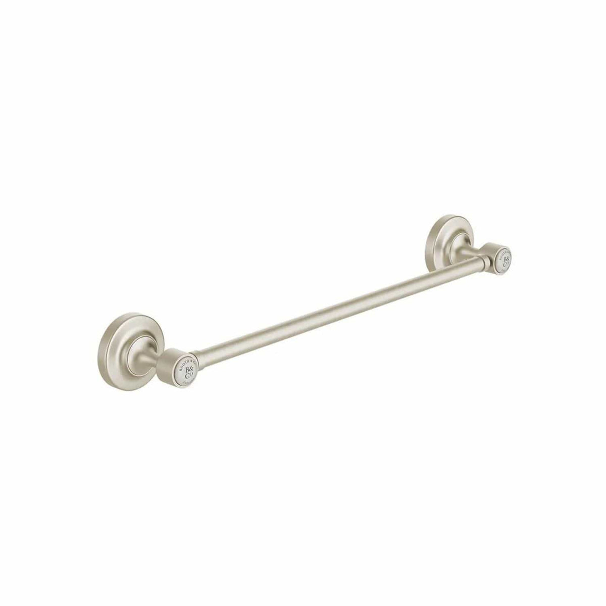 Vado Towel Rails and Rings Brushed Nickel Booth & Co. Axbridge 450mm Towel Rail