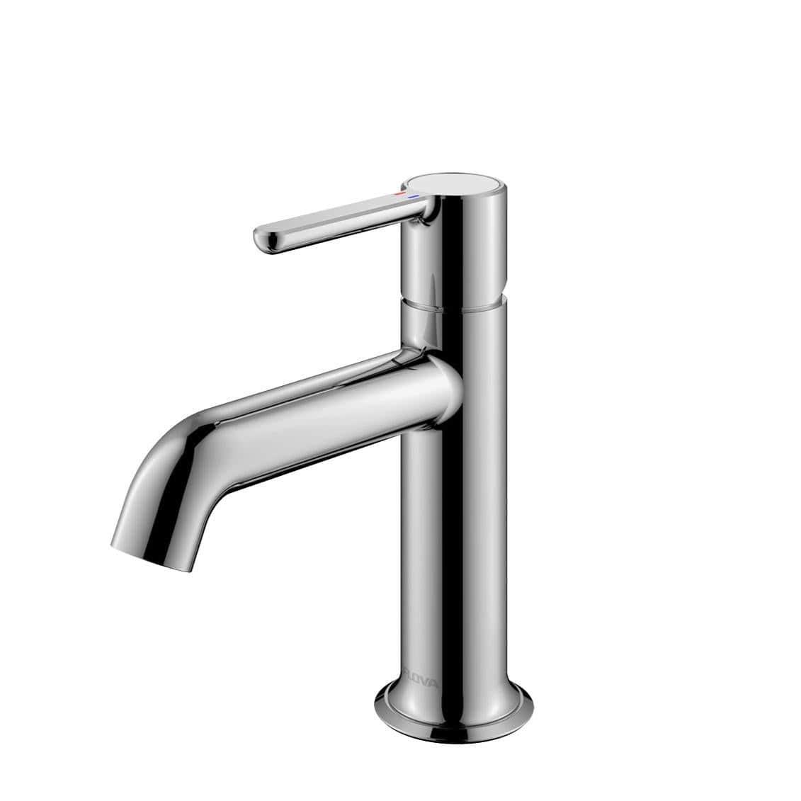 Flova Mono Basin Tap Flova Moonlight Basin Mixer Tap with Clicker Waste