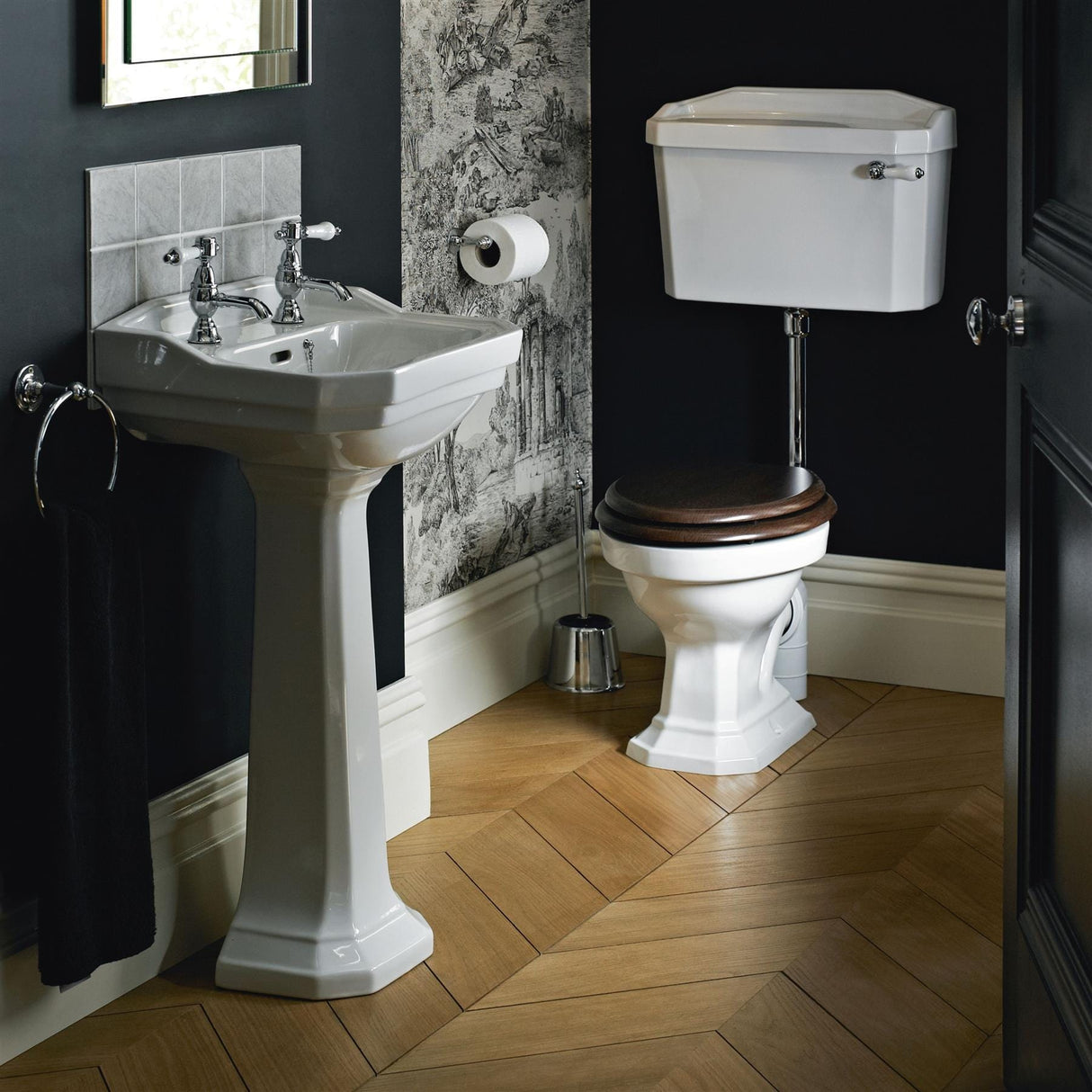 Heritage Low Level Toilet Heritage Granley Low Level Toilet with Cistern and Flush Pack