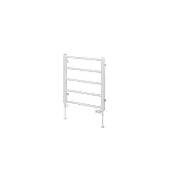 Eastbrook Ladder Rail Eastbrook Tuscan Round Heated Towel Rail in White