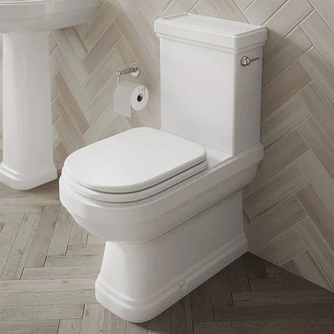 Burlington Close Coupled Toilet Burlington Riviera Back to Wall Close Coupled Toilet with Soft Close Seat