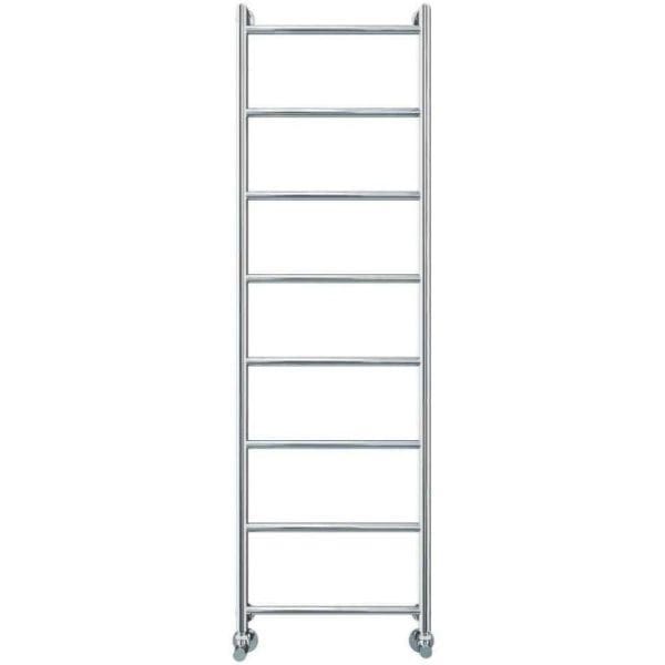 Vogue Ladder Rail 1550 x 500 / Central Heating Vogue Vivid Straight Heated Towel Rail in Chrome