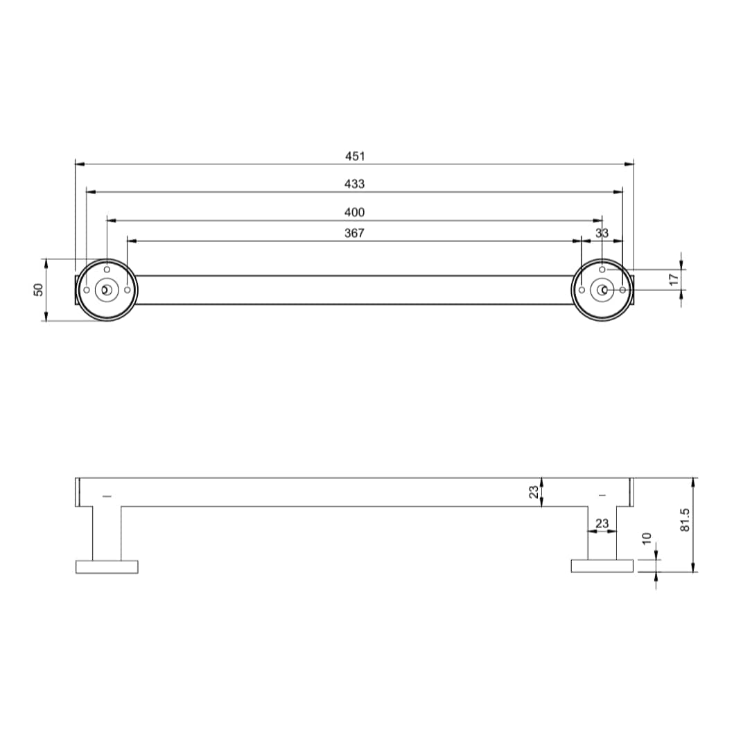 Villeroy & Boch Grab Rail/Bar Villeroy & Boch Elements - Tender Grab Bar