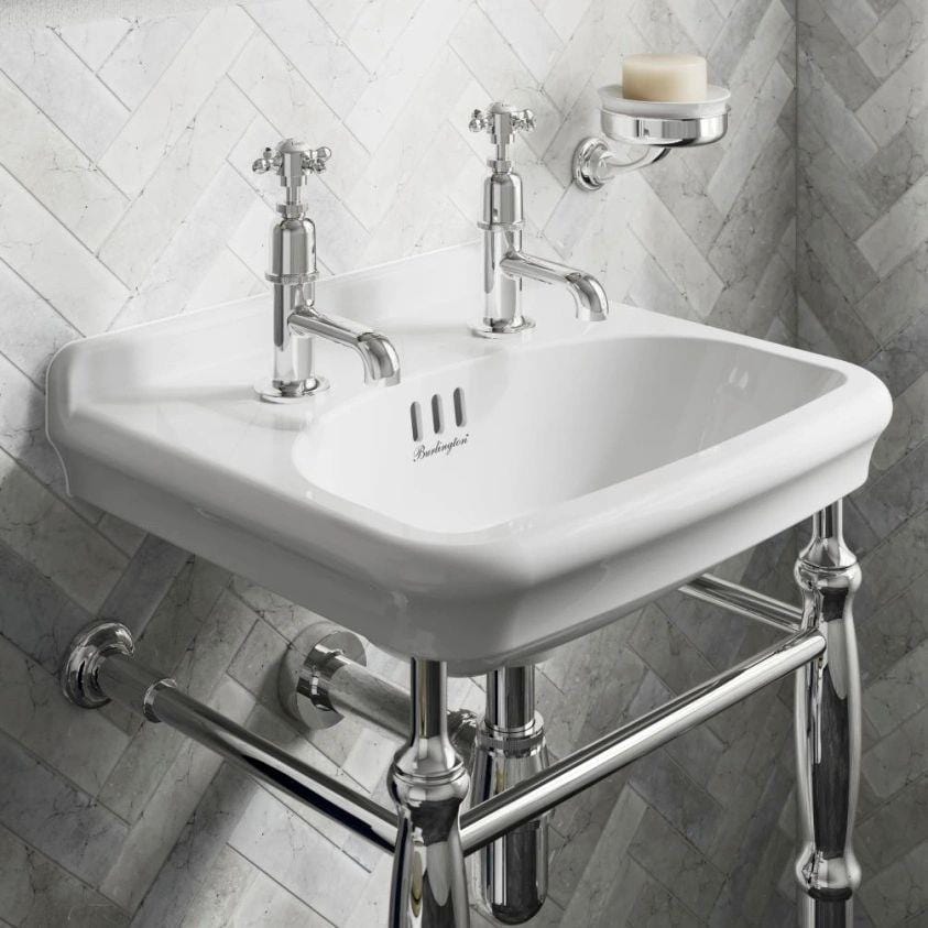 Burlington Pillar Basin Tap Burlington Guild Basin Pillar Taps (Pair)