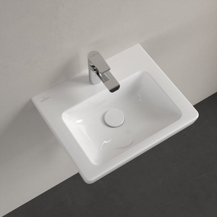 Villeroy & Boch Cloakroom Basin Villeroy & Boch Subway 2.0 450mm Cloakroom Basin with Overflow in White Alpin