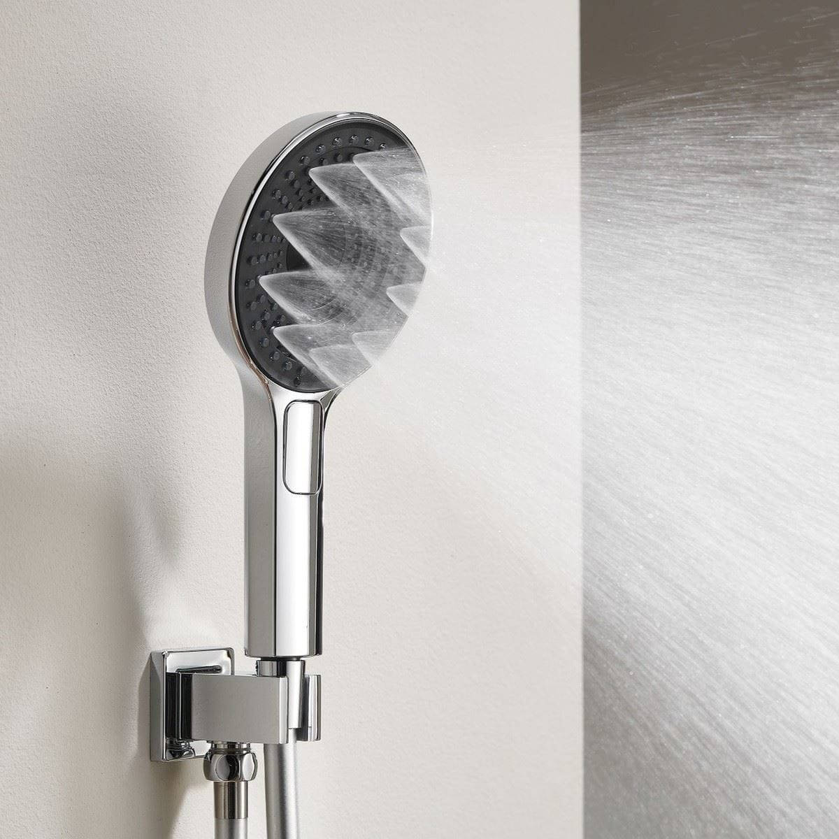 TED Shower Handset TED Venn 3 Function Shower Handset with Outlet, Bracket and Hose