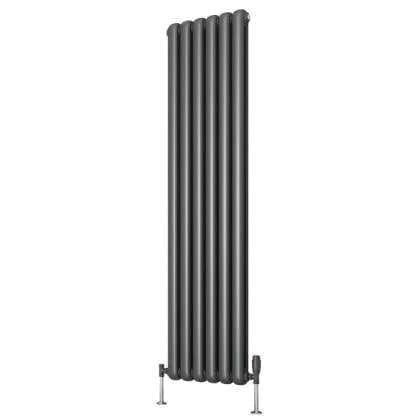 Vogue Column Radiator 1800 x 507mm Vogue Mode II Traditional 2 Column Radiator in Anthracite