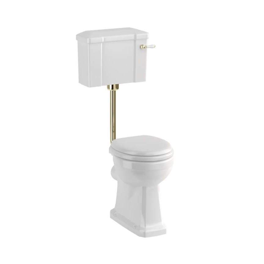 Burlington Low Level Toilet 440mm / Lever / Gold Burlington Standard Low Level Toilet