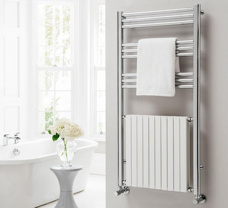 Vogue Designer Towel Radiators Vogue Décor Harmonique Designer Heated Towel Rail in Chrome