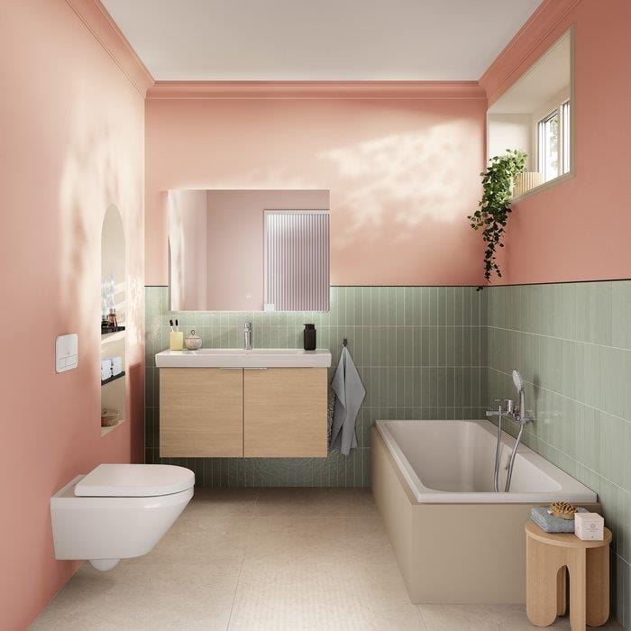 Villeroy & Boch Bath Shower Mixer Villeroy & Boch Architectura Wall Mounted Single Lever Bath and Shower Mixer Tap in Chrome