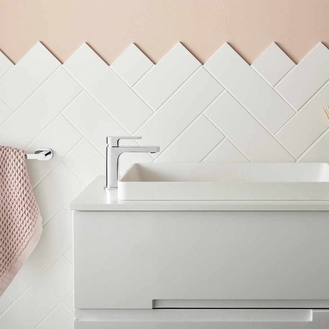 VADO Mono Basin Tap Vado Life Slimline Mono Basin Mixer Tap with Universal Waste - Chrome - LIF-200/CC-CP