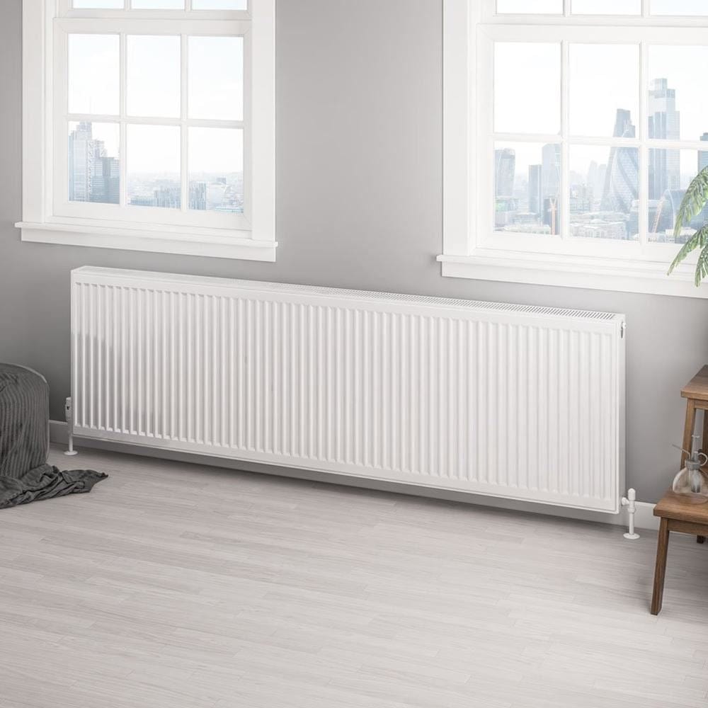 Aquarius Type 22 Compact Panel Radiator in Gloss White