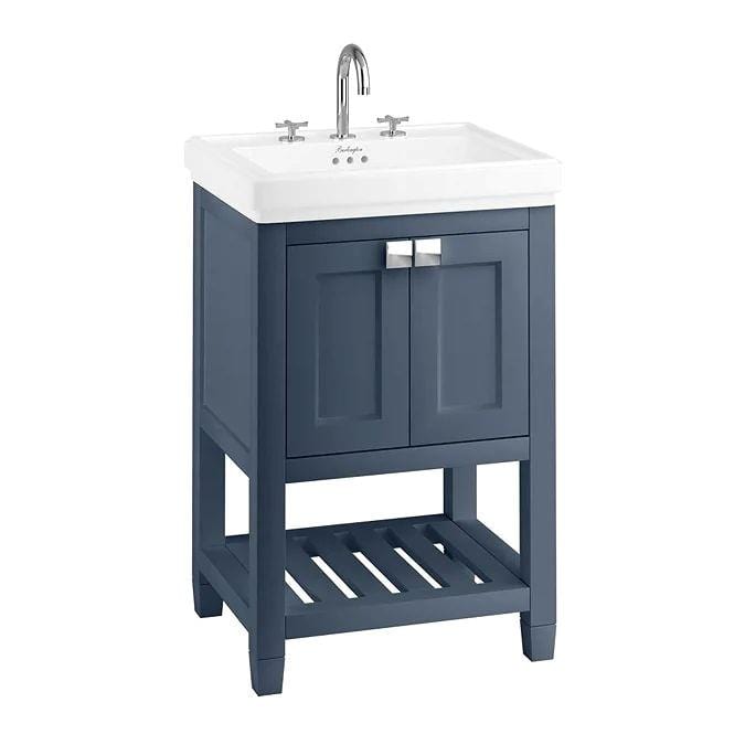 Burlington Floor Standing Vanity Unit Burlington Riviera Floor Standing 580mm Vanity Unit with Square Basin