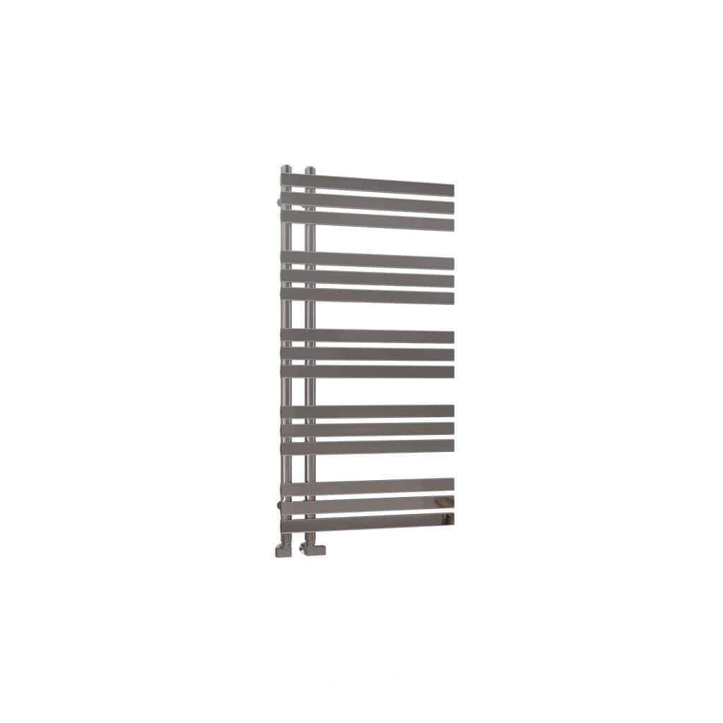 Eastbrook Designer Towel Radiator 1200 x 600mm / Central Heating Eastbrook Leonardo Straight Vertical Heated Towel Rail in Chrome