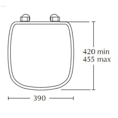 Imperial Toilet Seat Imperial Radcliffe Solid Wood Painted Toilet Seat with Soft Close Hinges