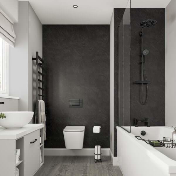 Multipanel Wall Panel Multipanel Classic Wall Panel in Riven Slate