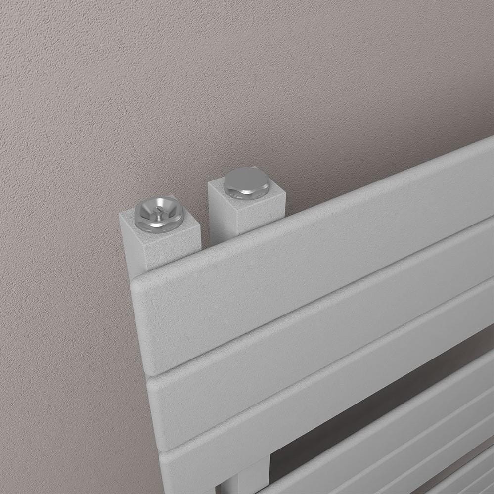 Eastbrook Designer Towel Radiator Eastbrook Helmsley Straight Vertical Designer Towel Rail in Matt Grey