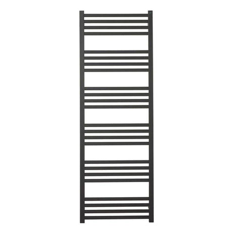 Crosswater Ladder Rail 1380 x 480mm / Dual Fuel Crosswater MPRO Designer Vertical Towel Radiator in Matt Black