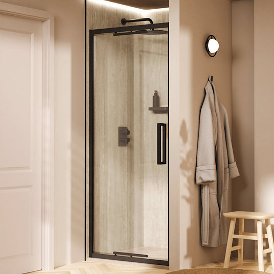 Crosswater Infold Shower Door Slate / 2000 x 1000 Crosswater Asura 8mm Infold Shower Door