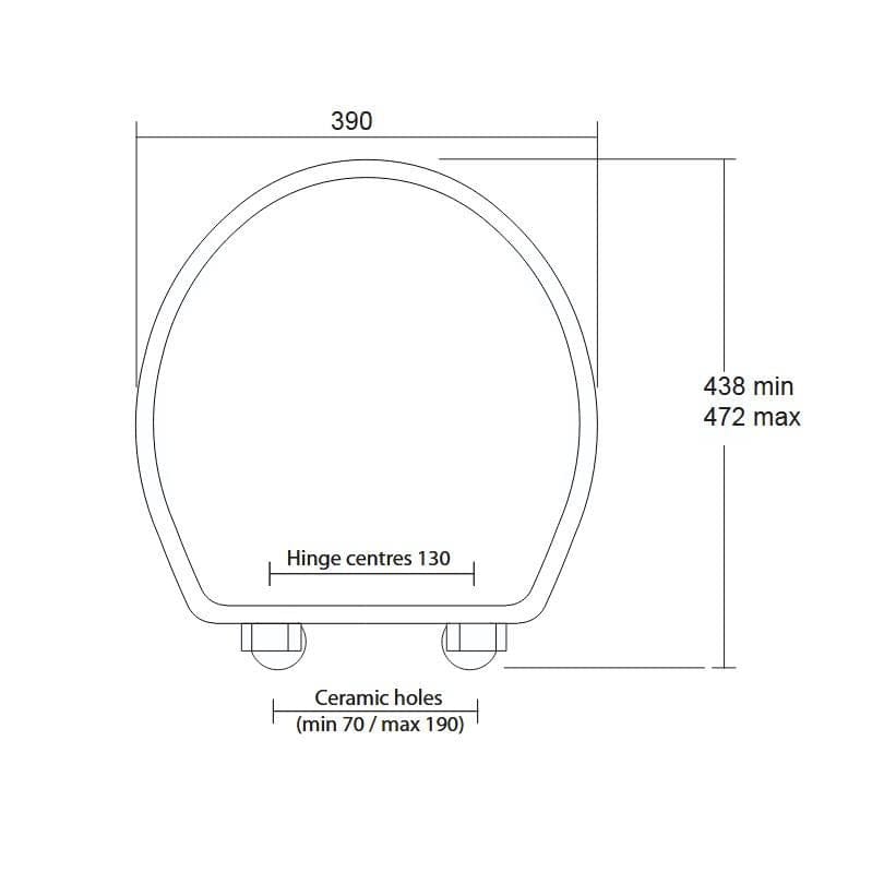 Imperial Toilet Seat Imperial Oval Solid Wood Toilet Seat in Natural Oak with Soft Close Hinges