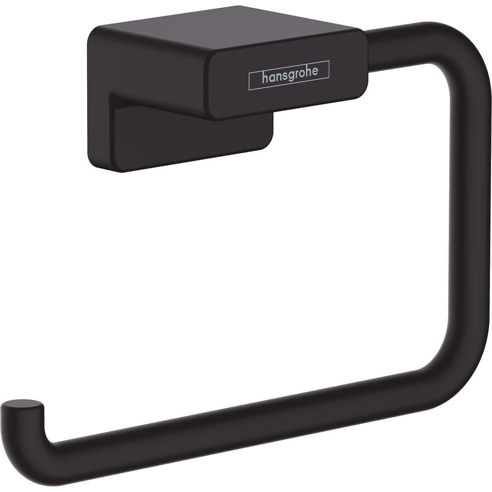 Hansgrohe Toilet Roll Holder Matt Black Hansgrohe Addstoris Toilet Roll Holder
