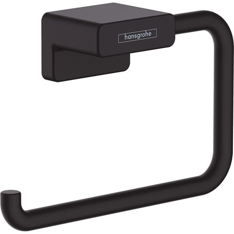 Hansgrohe Toilet Roll Holder Matt Black Hansgrohe Addstoris Toilet Roll Holder