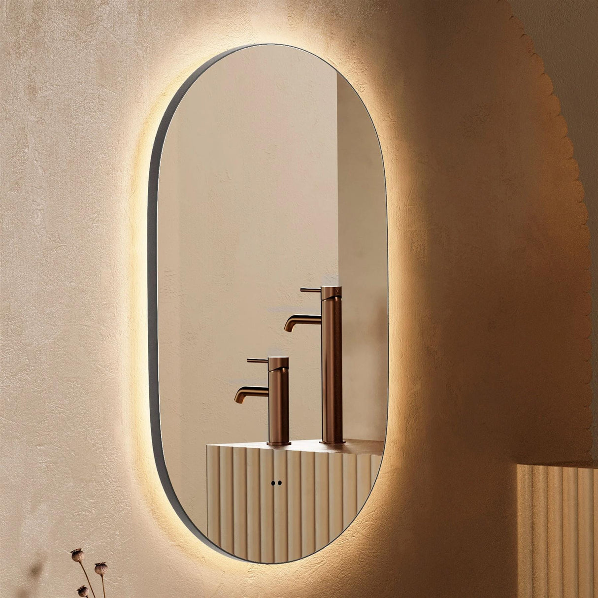 hib. Illuminated Mirror hib. Arcane Pill 50 LED Illuminated Mirror