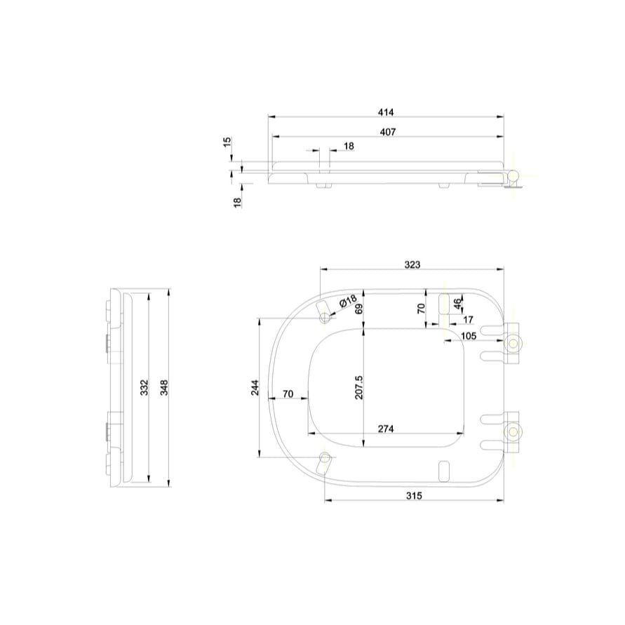 Burlington Toilet Seat Burlington Riviera Soft Close Toilet Seat