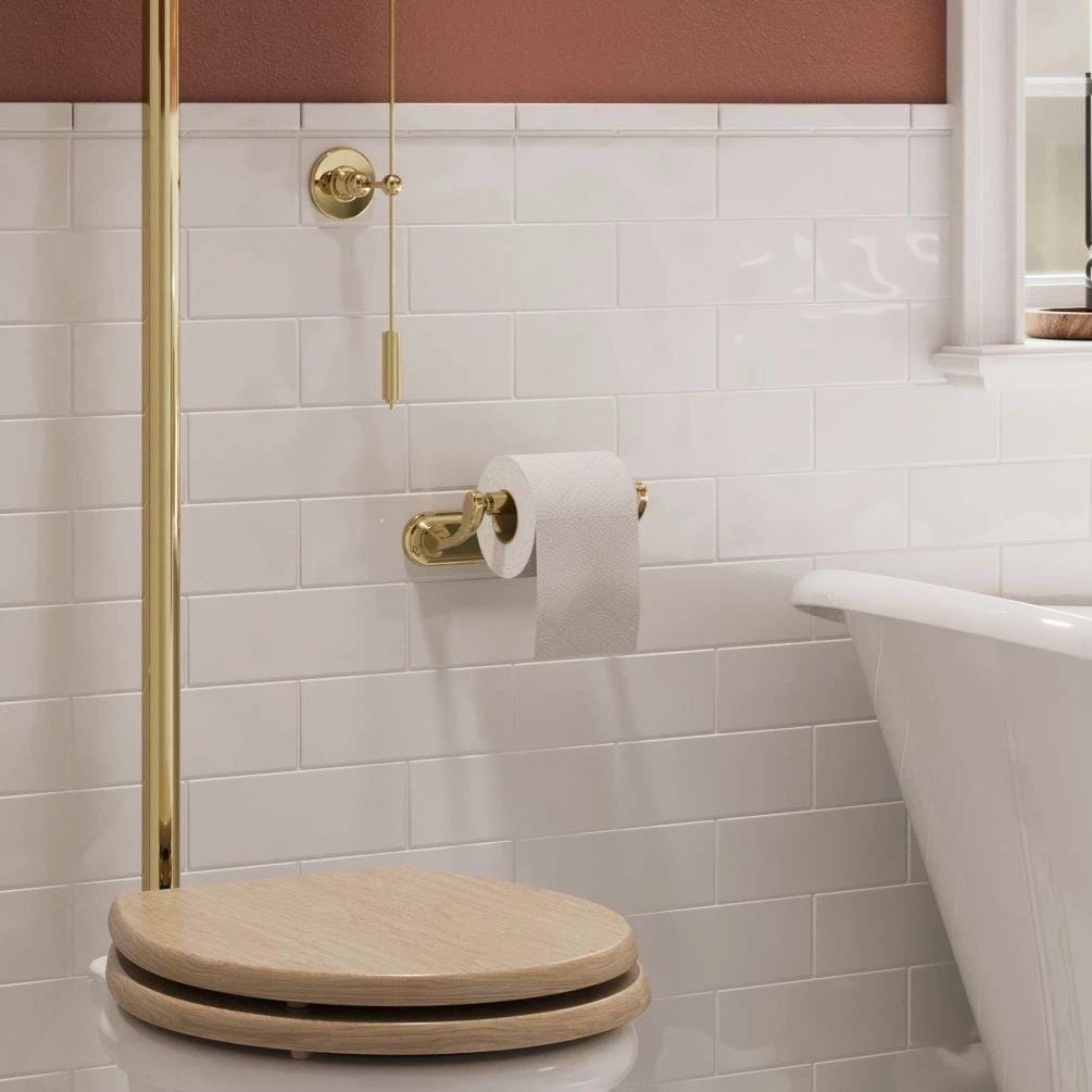 Burlington Toilet Roll Holder Gold Burlington Guild Toilet Roll Holder
