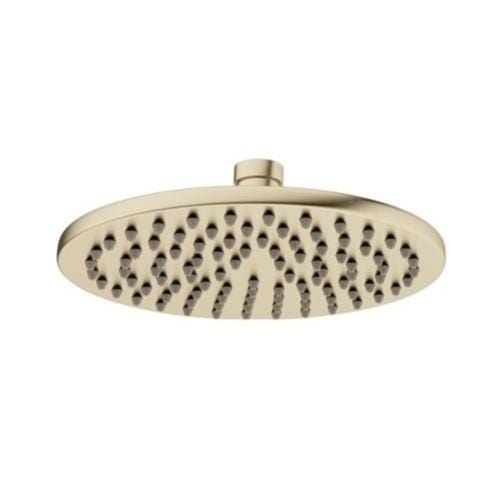 Crosswater Fixed Shower Head Brushed Brass Crosswater MPRO 200mm Round Fixed Shower Head