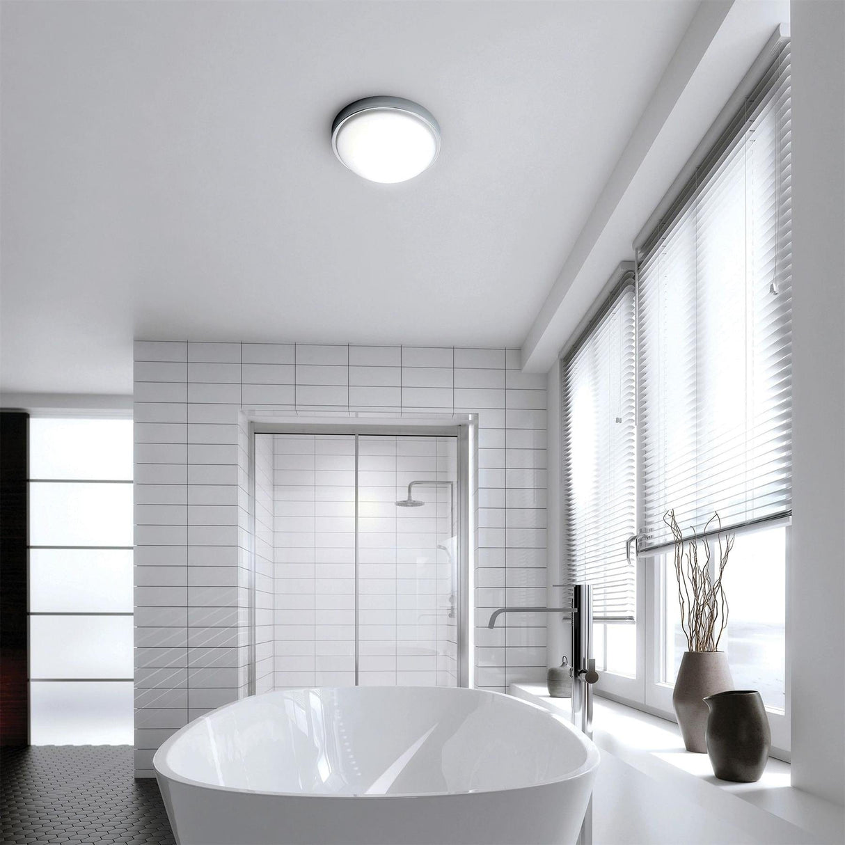 UK Bathroom Store Bathroom Lighting Momentum HiB Ceiling Light