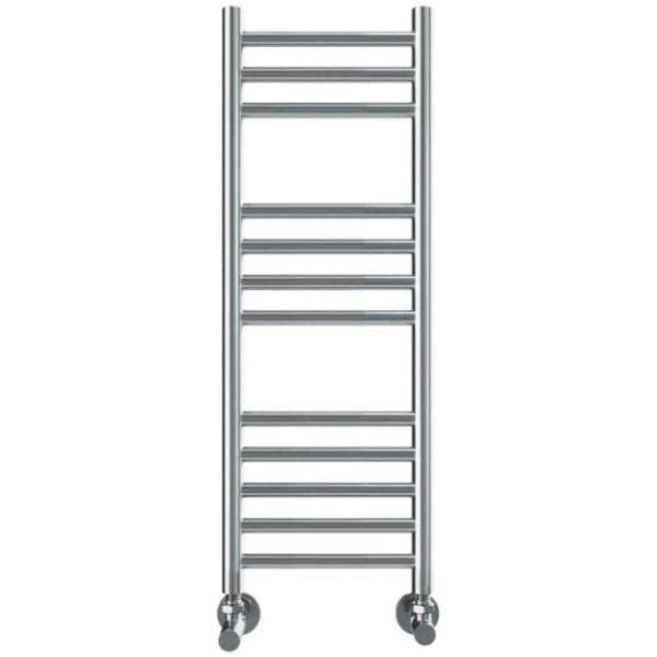 Vogue Ladder Rail 800 x 300 / Central Heating Vogue Chube Straight Ladder Rail in Polished Stainless Steel