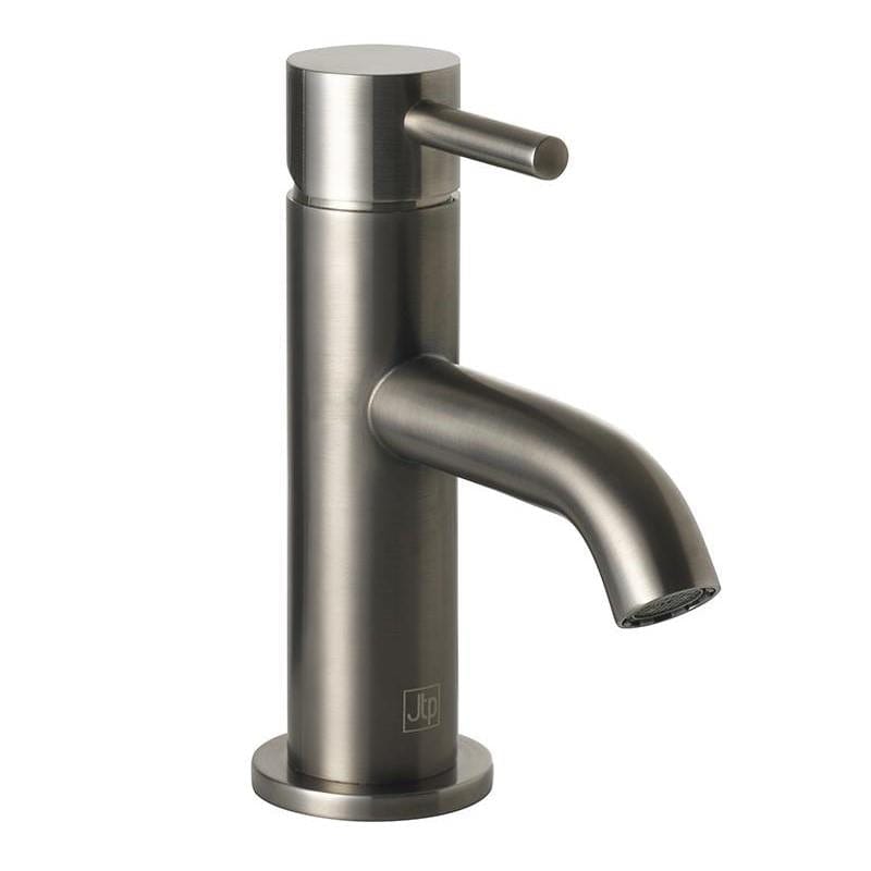 JTP Cloakroom Tap Brushed Black JTP VOS Single Lever Mini Basin Mixer Tap