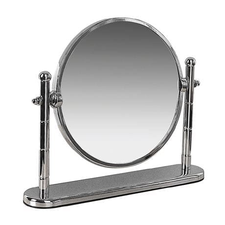 Miller Cosmetic Mirror Miller Classic Freestanding Mirror - 225mm High - Chrome - 683C