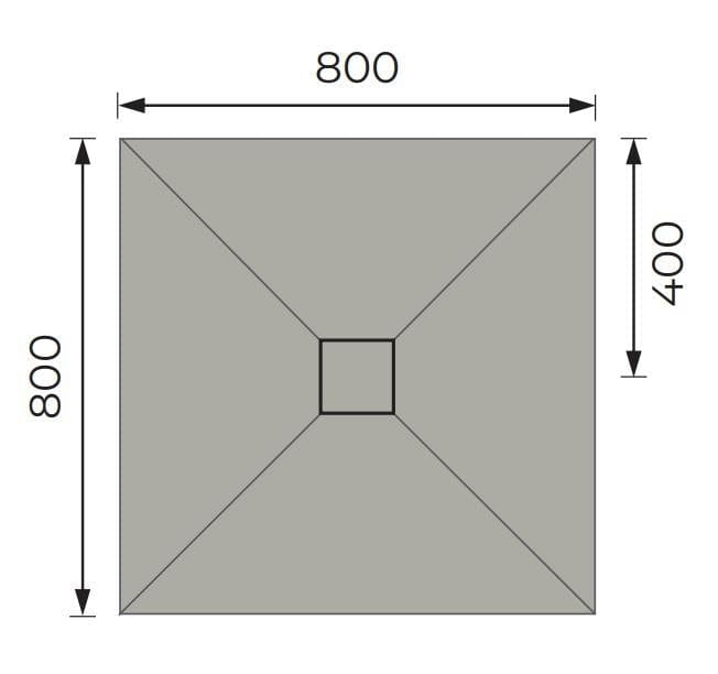 Aquarius Wetroom Tray Aquarius LevAqua Wetroom Tray with Centre Drain Complete Kit