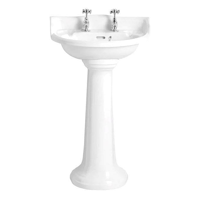 Heritage Pedestal Basin Heritage Dorchester Cloakroom Basin with Pedestal