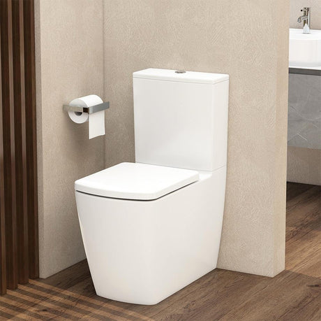 Imex Close Coupled Toilet Imex Ravine Close Coupled Rimless Toilet with Soft Close Seat
