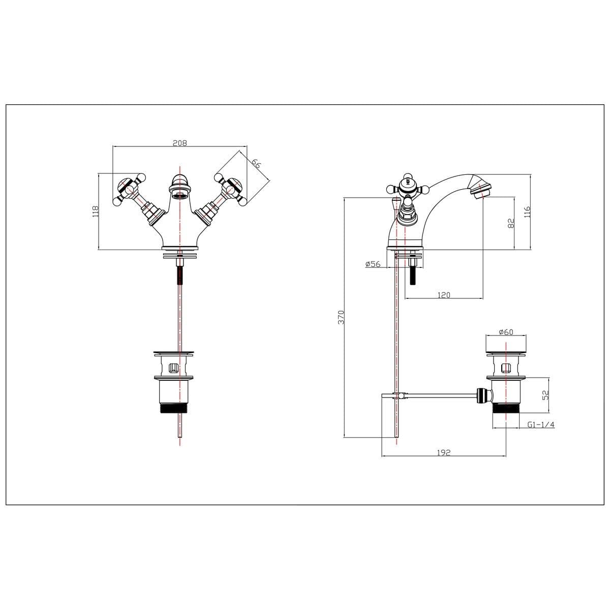 Aquarius Bathrooms Mono Basin Tap Aquarius Clarence Traditional Mono Basin Mixer Tap in Chrome