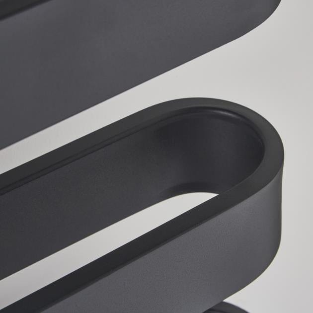 KRAD Designer Towel Radiators K-RAD Texas Straight Vertical Designer Towel Rail in Anthracite