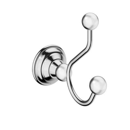 Crosswater Robe Hook Chrome Crosswater Belgravia Double Robe Hook